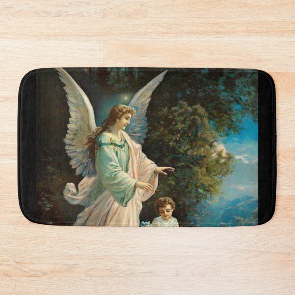 Item preview, Guardian Angel watching over Kids Nursery Gift designed and sold by tanabe.