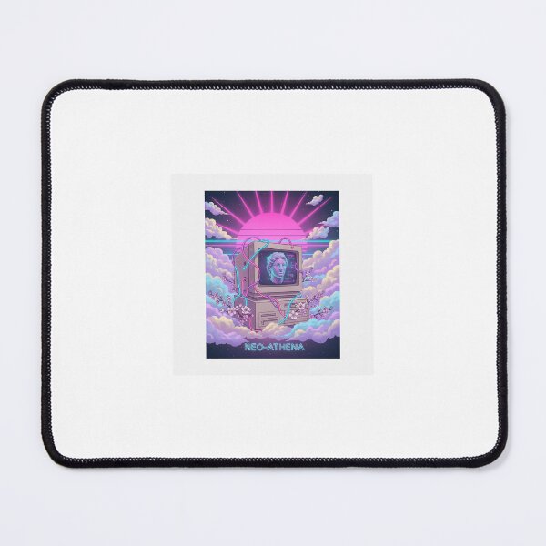 Item preview, Retro Vaporwave Dream: Neon Tech and Classic Art designed and sold by Custom-Arts-AI.