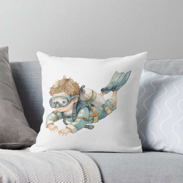 Artikelvorschau, Niedlicher Kindertaucher im Aquarellstil entworfen und verkauft von Art of Ngu.