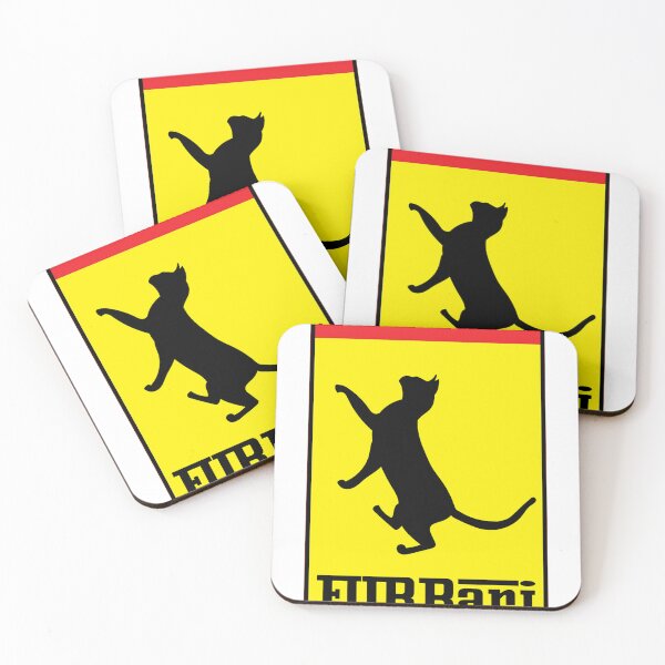 Item preview, Furrari Not Ferrari Cat Logo designed and sold by Melvinaerry.