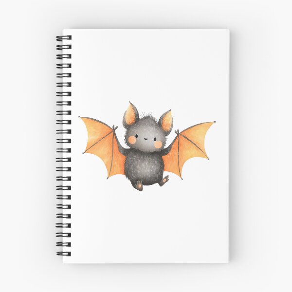 Item preview, Cute Fluffy Bat Illustration designed and sold by Art of Ngu.