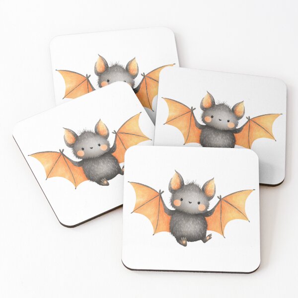 Item preview, Cute Fluffy Bat Illustration designed and sold by Art of Ngu.