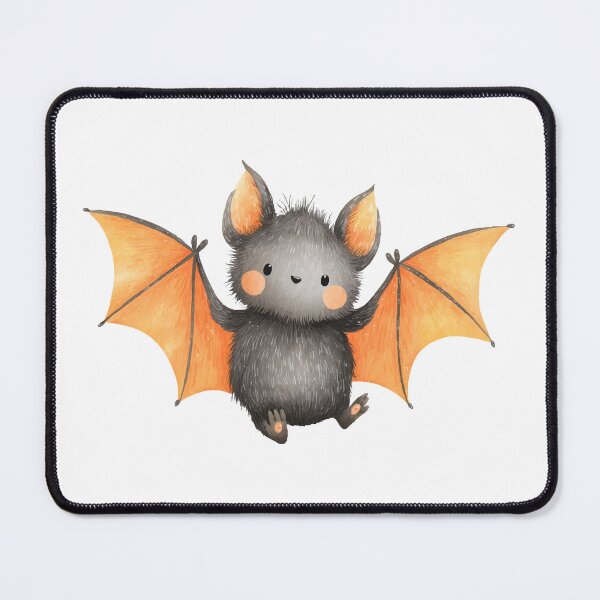 Item preview, Cute Fluffy Bat Illustration designed and sold by Art of Ngu.