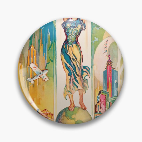 Item preview, Vintage 1933 Chicago World's Fair Poster | A Century of Progress | Art Deco Style | Vibrant Retro Wall Art | Celebrating Innovation designed and sold by artofuniverse.