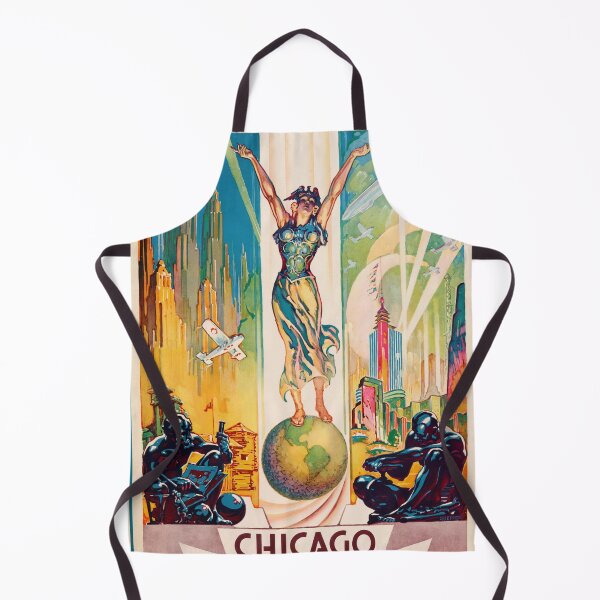 Item preview, Vintage 1933 Chicago World's Fair Poster | A Century of Progress | Art Deco Style | Vibrant Retro Wall Art | Celebrating Innovation designed and sold by artofuniverse.