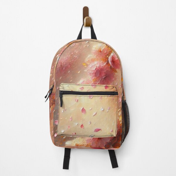 Item preview, Abstract Blossoms and Petals Spread Over a Luminous Canvas in Warm Tones designed and sold by KanDa-Shop.