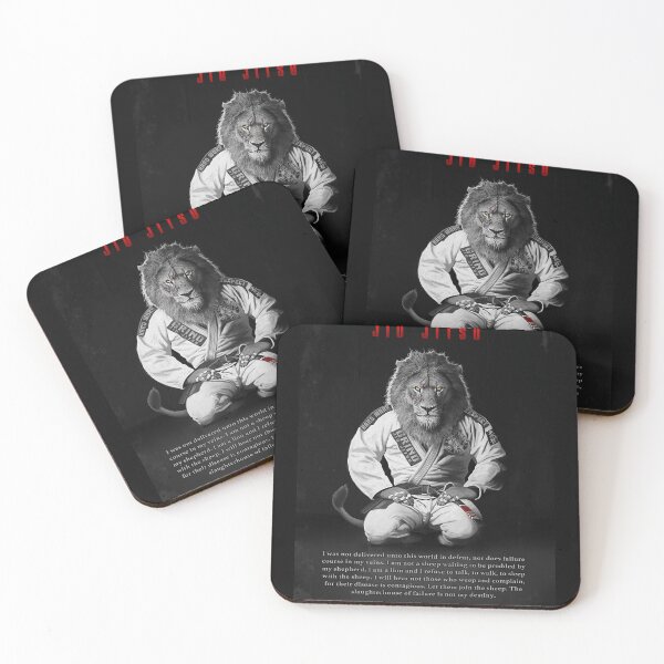 Item preview, Kneeling Jiu Jitsu Lion designed and sold by BobShorter.