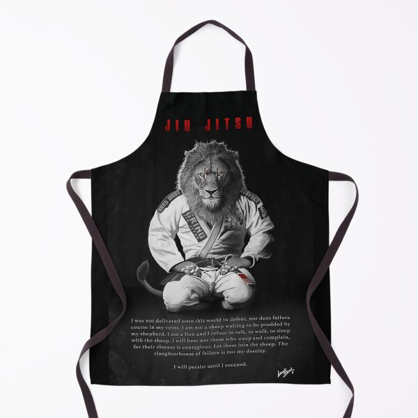 Item preview, Kneeling Jiu Jitsu Lion designed and sold by BobShorter.