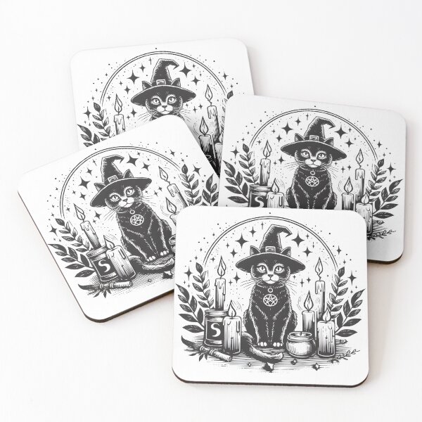 Item preview,  Cute Witchy Black Cat no.3 designed and sold by DreamagineArtDesign.
