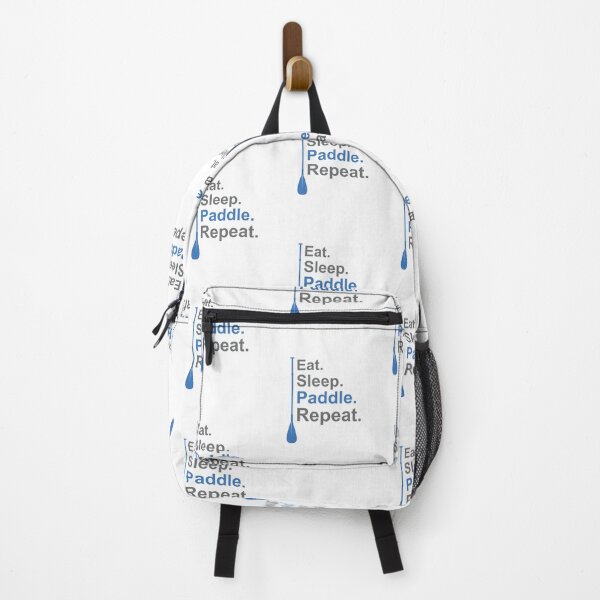 Item preview, Eat. Sleep. Paddle. Repeat. Blue/Grey designed and sold by unrealindeed.