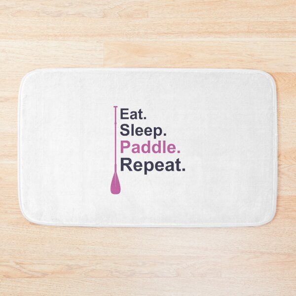 Item preview, Eat. Sleep. Paddle. Repeat. Pink/Purple designed and sold by unrealindeed.