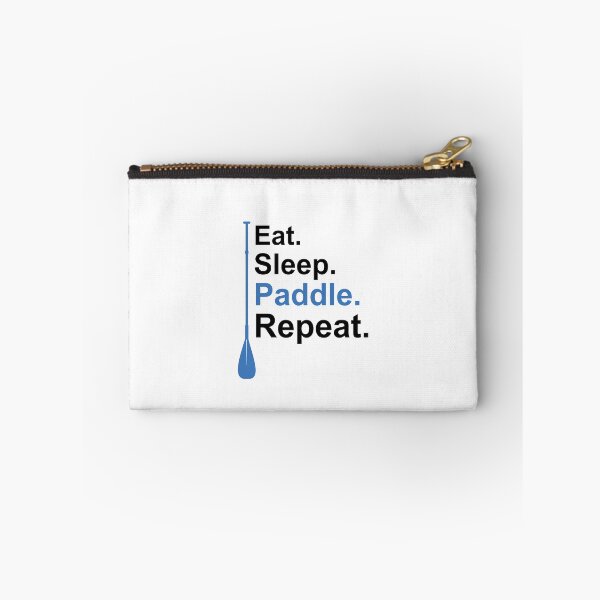 Item preview, Eat. Sleep. Paddle. Repeat. Blue/Black designed and sold by unrealindeed.