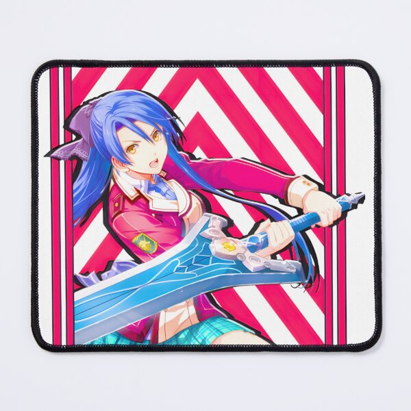 Item preview, Valiant Anime Swordswoman with Blue Hair & Greatsword - Dynamic Warrior Art designed and sold by TracyTout.