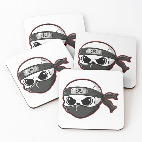 Item preview, Cartoonish Style Shuriken Ninja Skull designed and sold by Brainstorming99.