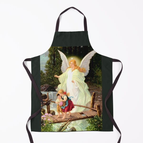 Item preview, Guardian Angel Children Kids Crossing the Bridge Vintage Image designed and sold by tanabe.