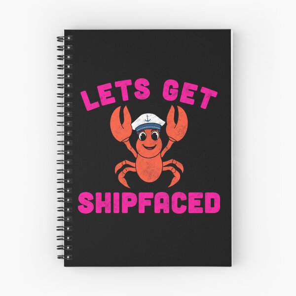 Item preview, Let’s Get Shipfaced Funny Cartoon Lobster  designed and sold by Milasneeze.
