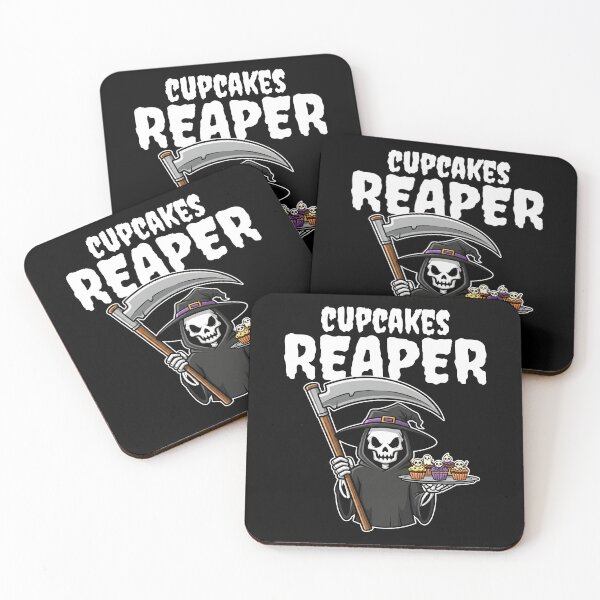 Item preview, CUPCAKES REAPER - GRIM REAPER HALLOWEEN designed and sold by KEF Custom.