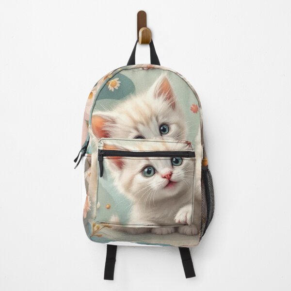 Item preview, Adorable Kittens Among Vibrant Flower Patterns in a Whimsical Design designed and sold by KanDa-Shop.