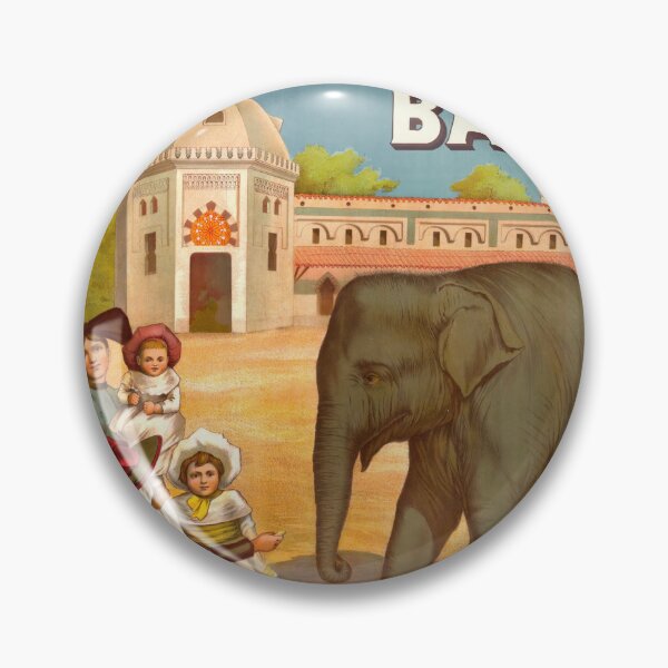 Item preview, Vintage Basel Zoo Poster | 19th Century Advertising Art | Exotic Animals & Family Fun | Moorish Architecture | Digital Print designed and sold by artofuniverse.