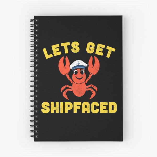 Item preview, Let’s Get Shipfaced Funny Cartoon Lobster (Yellow) designed and sold by Milasneeze.