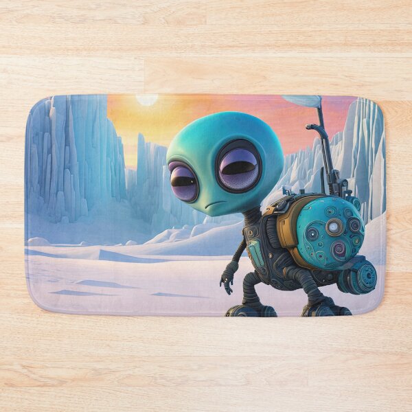 Item preview, Alien exploring the Antarctic designed and sold by Colin Bentham.