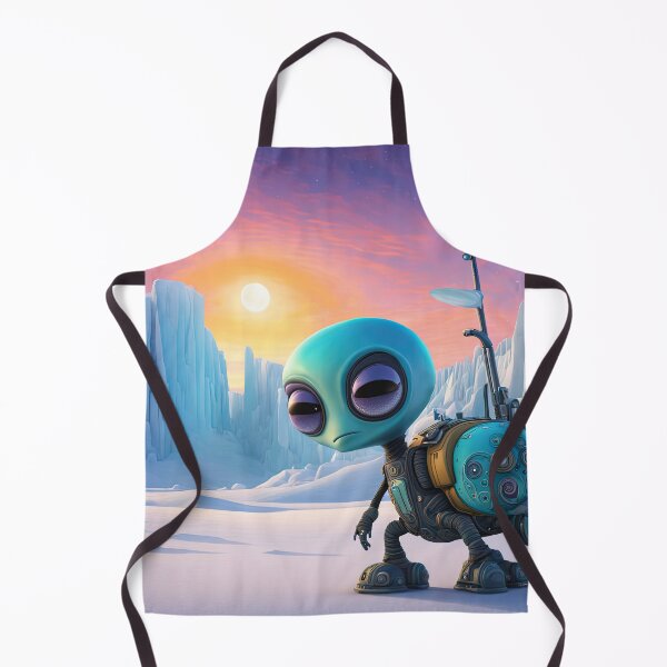 Item preview, Alien exploring the Antarctic designed and sold by Colin Bentham.