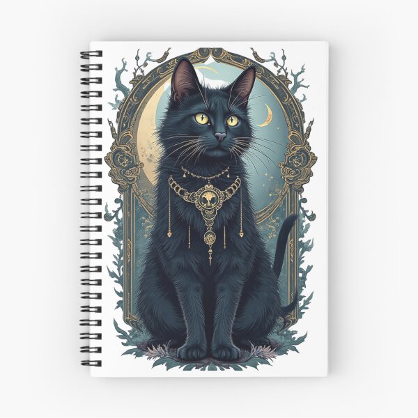 Artikelvorschau, Gothic Occult Cat – Mystischer Hexenbegleiter entworfen und verkauft von SEBRYS.