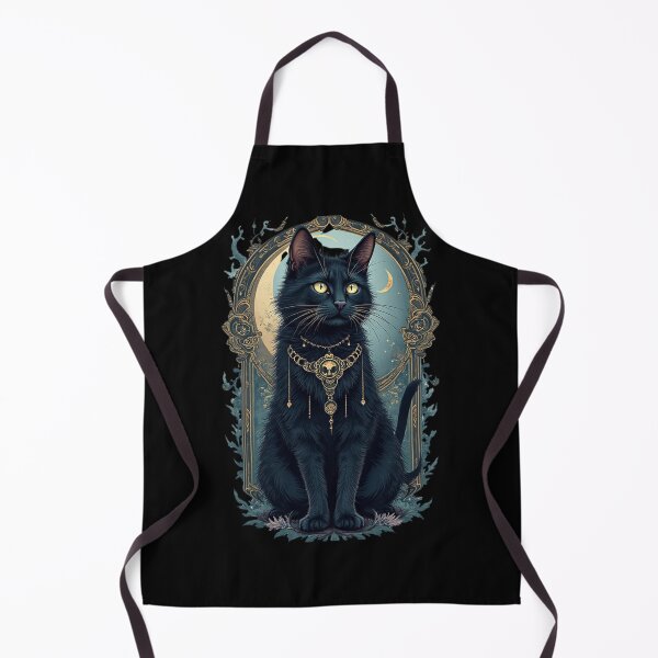 Item preview, Gothic Occult Cat – Mystical Witch Familiar designed and sold by SEBRYS.