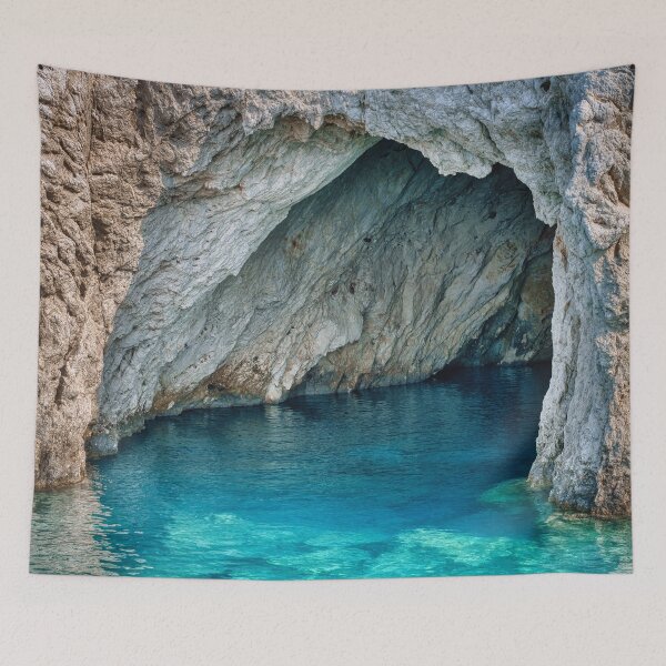 Item preview, Sea Cave Zakynthos Greece Crystal Blue Water designed and sold by RastislavS.