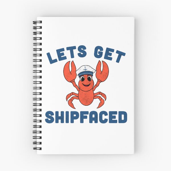 Item preview, Let’s Get Shipfaced Funny Cartoon Lobster Summer  designed and sold by Milasneeze.