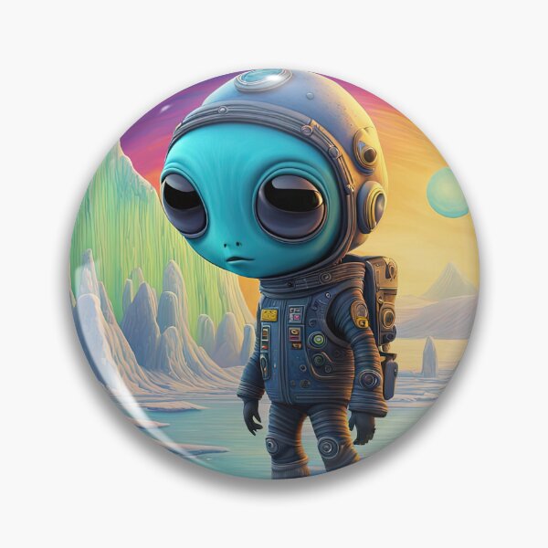 Item preview, Alien exploring the Antarctic designed and sold by Colin Bentham.