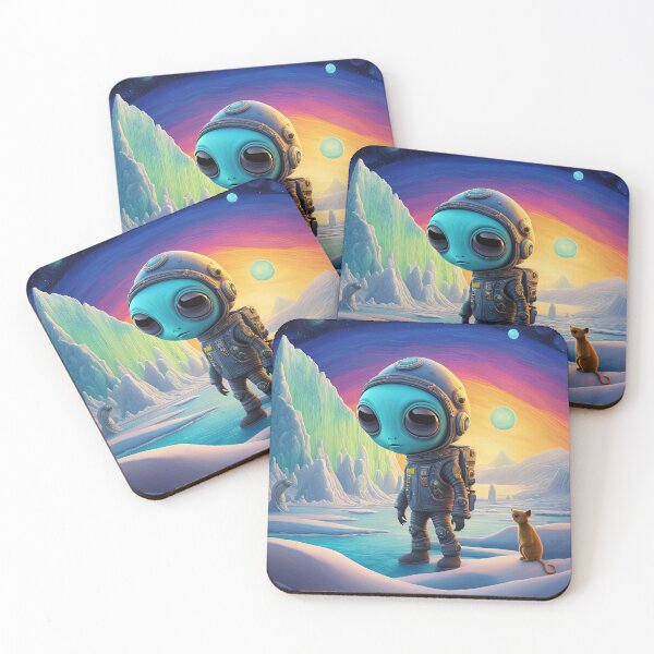 Item preview, Alien exploring the Antarctic designed and sold by Colin Bentham.