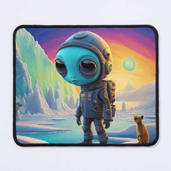 Item preview, Alien exploring the Antarctic designed and sold by Colin Bentham.