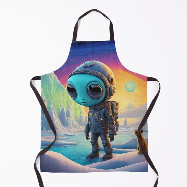 Item preview, Alien exploring the Antarctic designed and sold by Colin Bentham.