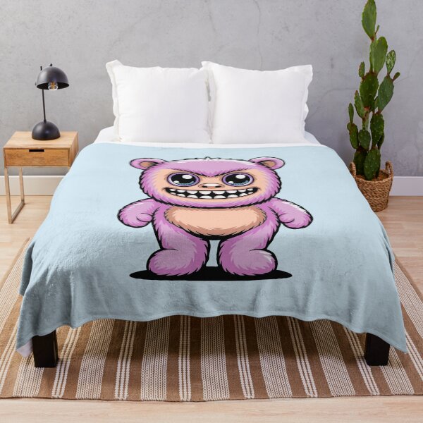 Item preview, Ugly Cute Monster Plush Cartoon Character - Pink Edition designed and sold by Lemon Pepper.