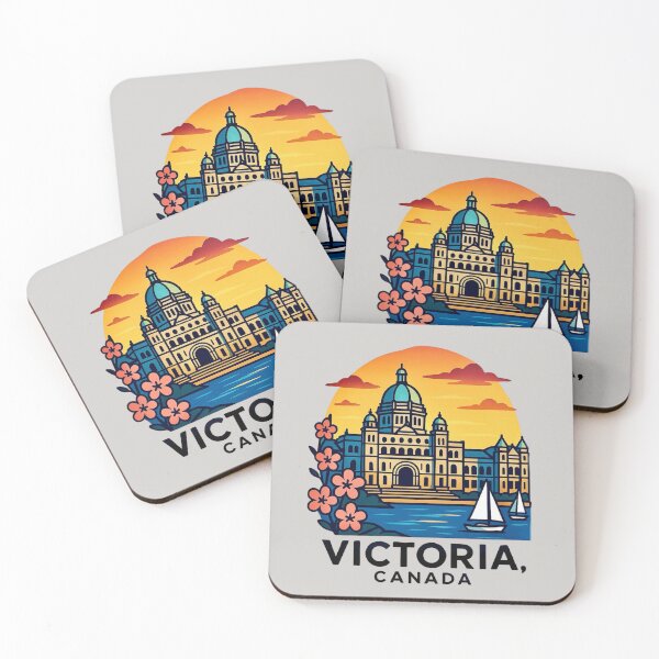 Item preview, Victoria Parliament & Harbour - Canada designed and sold by Myra365Art.