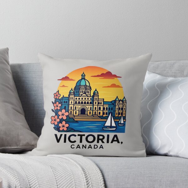 Item preview, Victoria Parliament & Harbour - Canada designed and sold by Myra365Art.