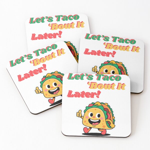 Item preview, Funny Taco Cartoon – Let’s Taco ‘Bout It Later designed and sold by Lucky.Z.