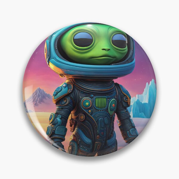 Item preview, Alien exploring the Antarctic designed and sold by Colin Bentham.