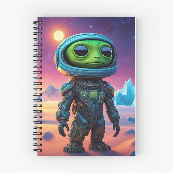 Item preview, Alien exploring the Antarctic designed and sold by Colin Bentham.