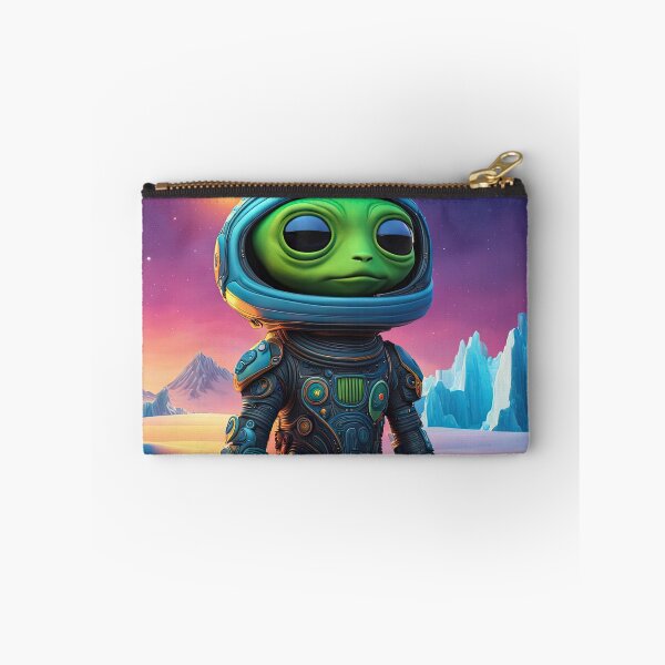 Item preview, Alien exploring the Antarctic designed and sold by Colin Bentham.