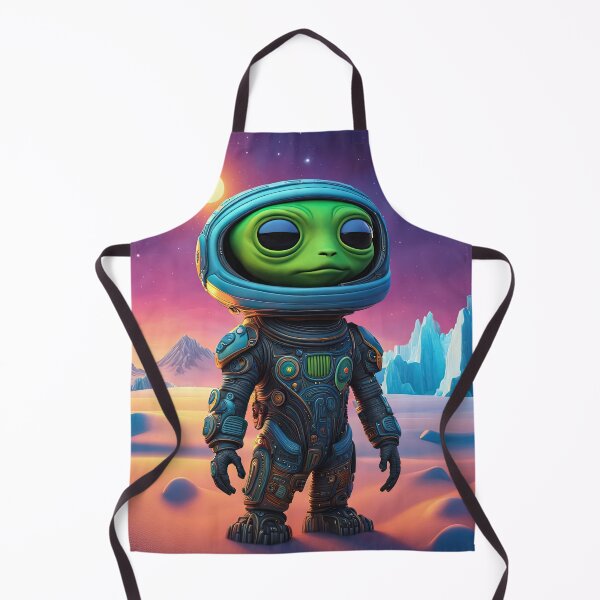 Item preview, Alien exploring the Antarctic designed and sold by Colin Bentham.