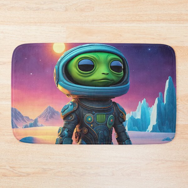 Item preview, Alien exploring the Antarctic designed and sold by Colin Bentham.