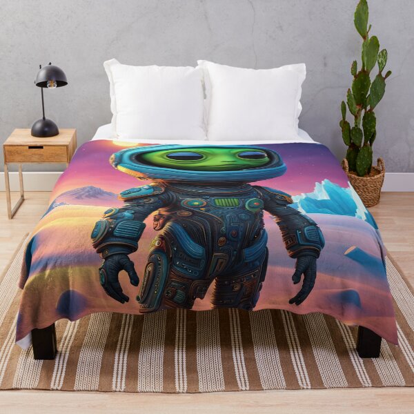 Item preview, Alien exploring the Antarctic designed and sold by Colin Bentham.
