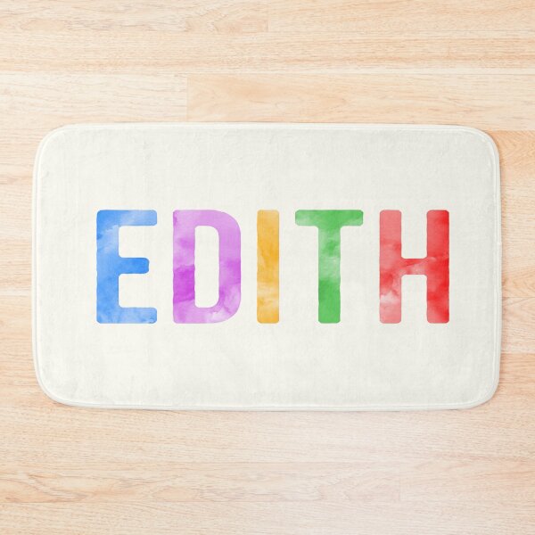 Item preview, Edith Name Bright Colors designed and sold by Jeallan Designs.