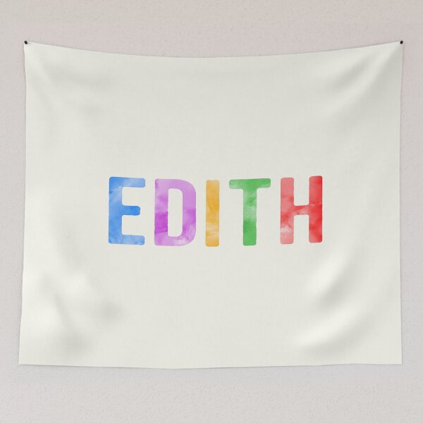 Item preview, Edith Name Bright Colors designed and sold by Jeallan Designs.