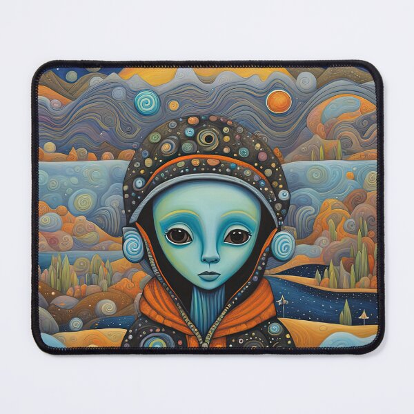 Item preview, Alien exploring the Antarctic designed and sold by Colin Bentham.