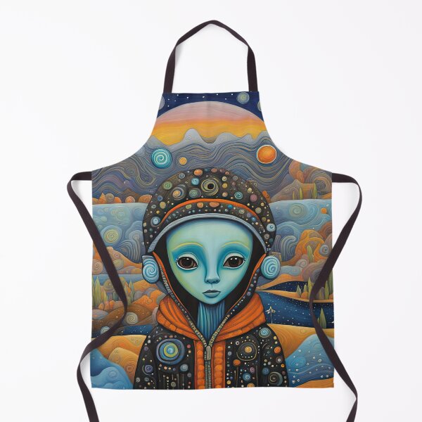 Item preview, Alien exploring the Antarctic designed and sold by Colin Bentham.