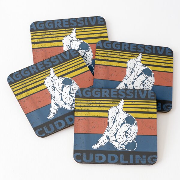 Item preview, Jiu Jitsu Aggressive Cuddling Bjj Mma Jujitsu designed and sold by BobShorter.