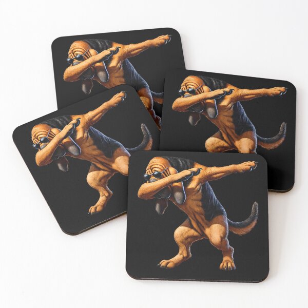 Item preview, Dabbing Bloodhound Dog Lover designed and sold by Kimberley King Art  King Art.